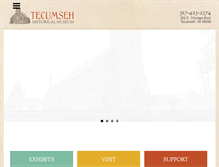 Tablet Screenshot of historictecumseh.org